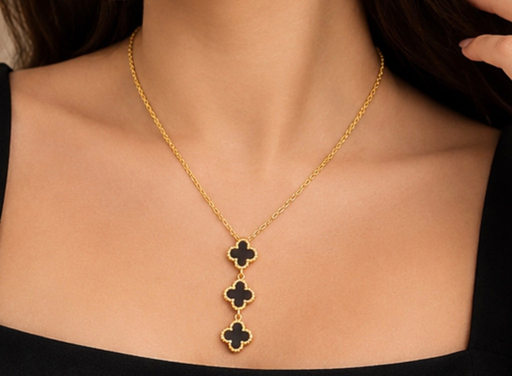 clef necklace and earring sets