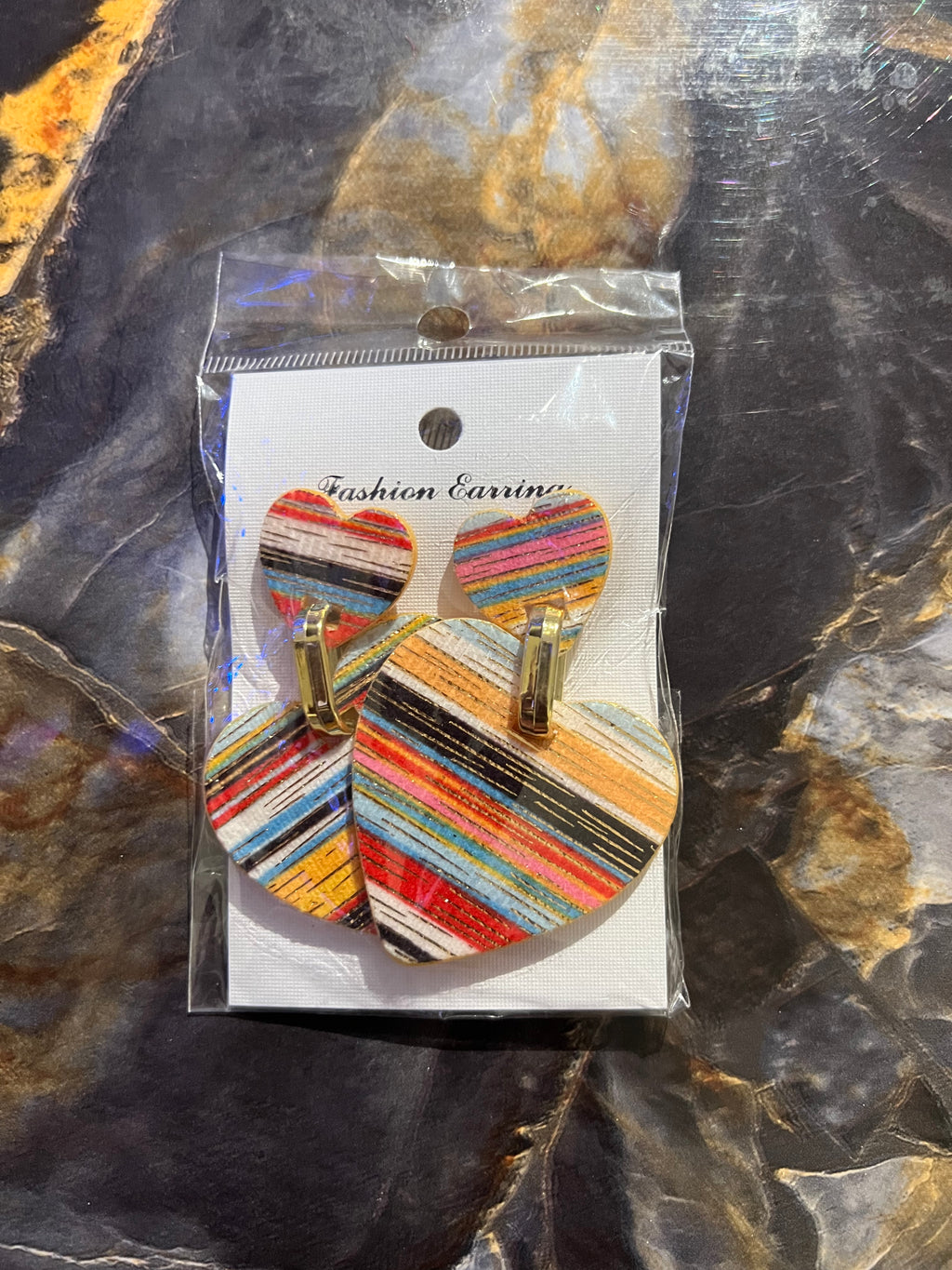 Heart n Heart Earring